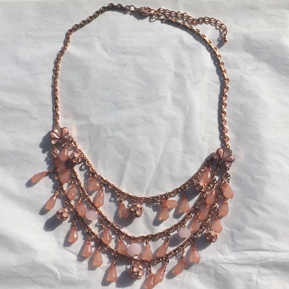 Rose gold necklace